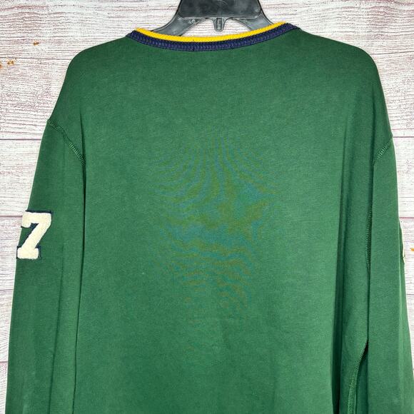 Ralph Lauren Polo Varsity Green Tiger Patch Pullover Crew Neck Sweatshirt XL - Picture 5 of 10